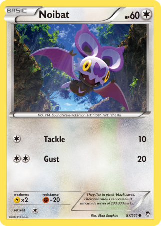 Noibat 87/111 XY Furious Fists