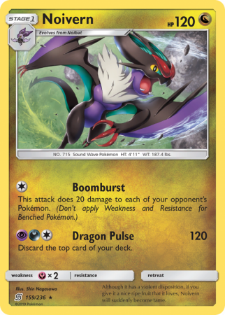 Noivern 159/236 Sun & Moon Unified Minds