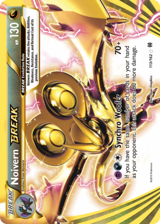 Noivern BREAK 113/162 XY BREAKthrough