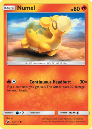 Numel 13/111 Sun & Moon Crimson Invasion