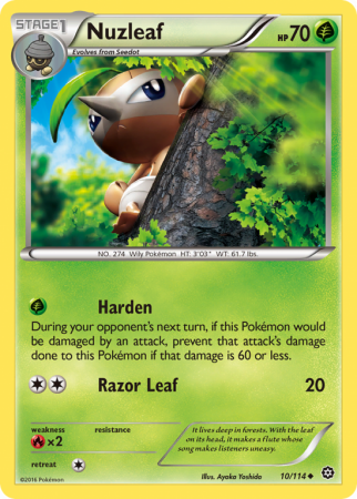 Nuzleaf 10/114 XY Steam Siege