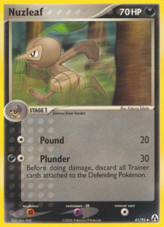 Nuzleaf 41/92 EX Legend Maker