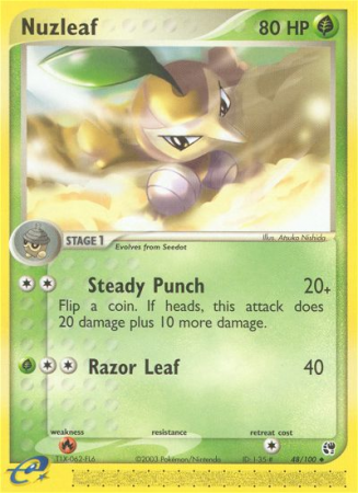 Nuzleaf 48/100 EX Sandstorm