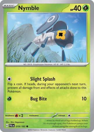 Nymble 19/193 Scarlet & Violet Paldea Evolved