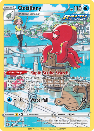 Octillery TG03/30 Sword & Shield Brilliant Stars Trainer Gallery