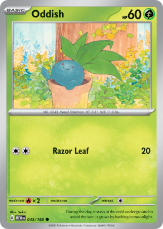 Oddish 43/165