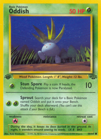 Oddish 58/64
