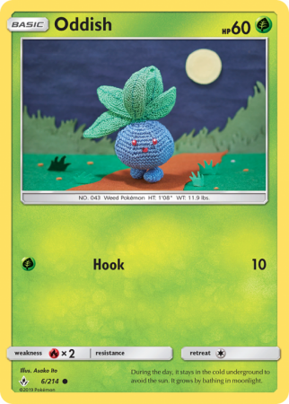 Oddish 6/214 Sun & Moon Unbroken Bonds
