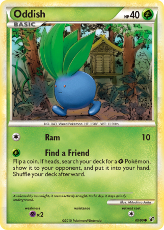 Oddish 60/90 HeartGold & SoulSilver HS—Undaunted