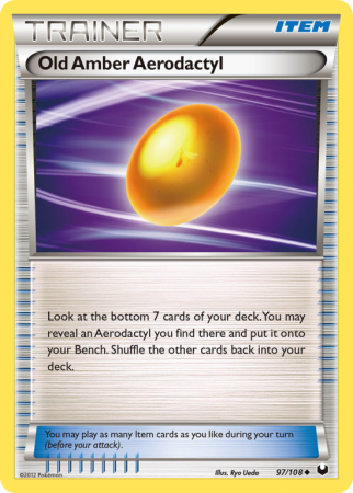 Old Amber Aerodactyl 97/108