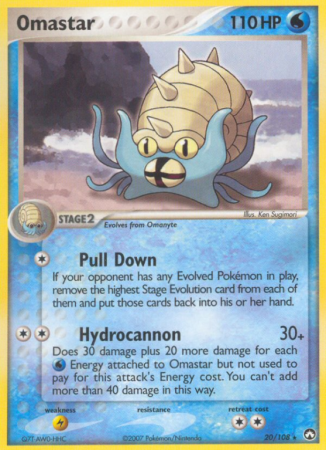 Omastar 20/108 EX Power Keepers