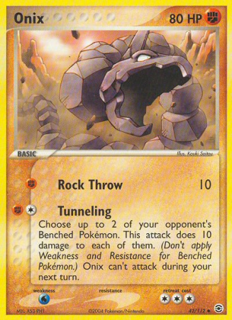 Onix 42/112 EX FireRed & LeafGreen