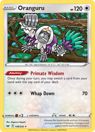 Oranguru 148/202 Sword & Shield Sword & Shield