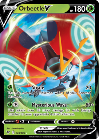 Orbeetle V 20/185 Sword & Shield Vivid Voltage