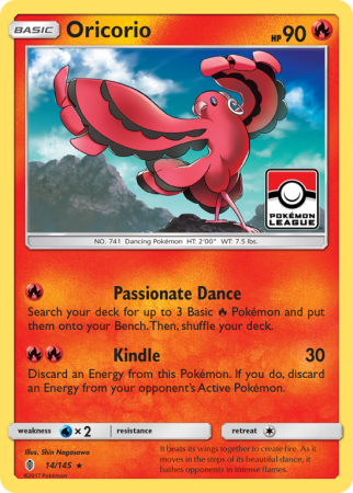 Oricorio 14/145 Sun & Moon Guardians Rising