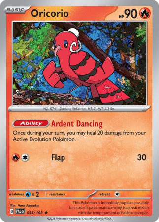 Oricorio 33/193 Scarlet & Violet Paldea Evolved