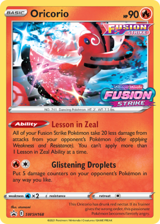 Oricorio SWSH168/103