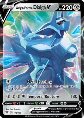 Origin Forme Dialga V 113/189 Sword & Shield Astral Radiance