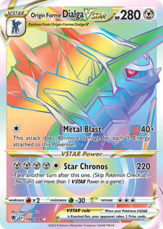 Origin Forme Dialga VSTAR 198/189 Sword & Shield Astral Radiance
