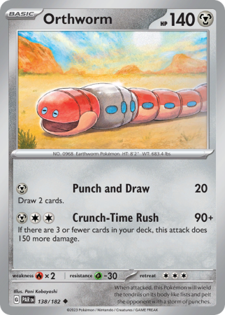 Orthworm 138/182 Scarlet & Violet Paradox Rift