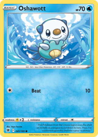 Oshawott 41/189 Sword & Shield Astral Radiance