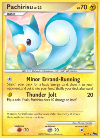 Pachirisu 4/17 POP POP Series 6