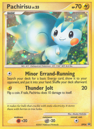 Pachirisu DP04/56 Diamond & Pearl DP Black Star Promos