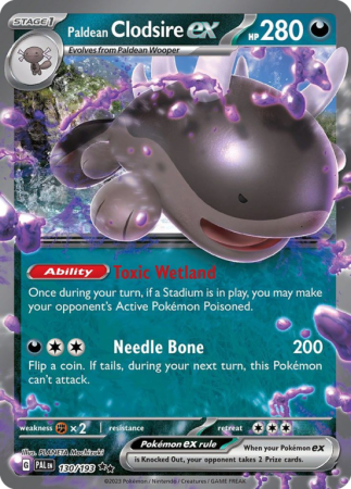 Paldean Clodsire ex 130/193 Scarlet & Violet Paldea Evolved