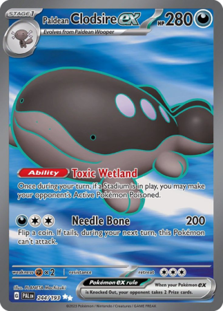 Paldean Clodsire ex 244/193 Scarlet & Violet Paldea Evolved
