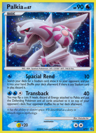 Palkia DP27/56 Diamond & Pearl DP Black Star Promos
