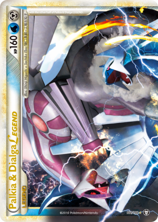 Palkia & Dialga LEGEND 101/102 HeartGold & SoulSilver HS—Triumphant