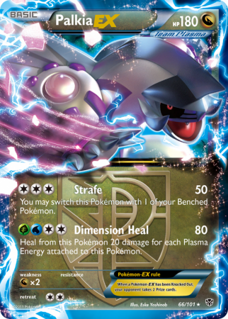 Palkia-EX 66/101 Black & White Plasma Blast