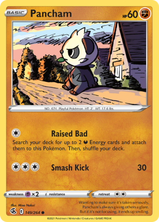 Pancham 149/264 Sword & Shield Fusion Strike