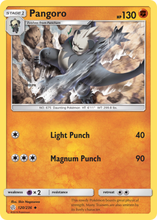 Pangoro 120/236 Sun & Moon Cosmic Eclipse