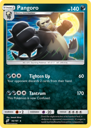 Pangoro 94/181 Sun & Moon Team Up