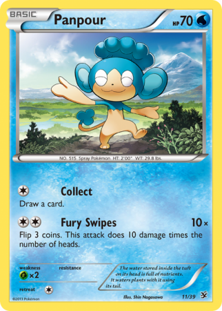 Panpour 11/39 XY Kalos Starter Set