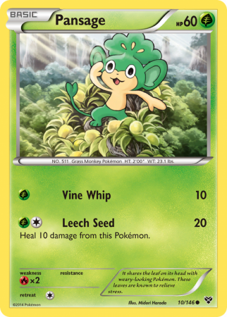 Pansage 10/146 XY XY