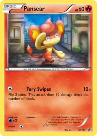 Pansear XY131/183 XY XY Black Star Promos