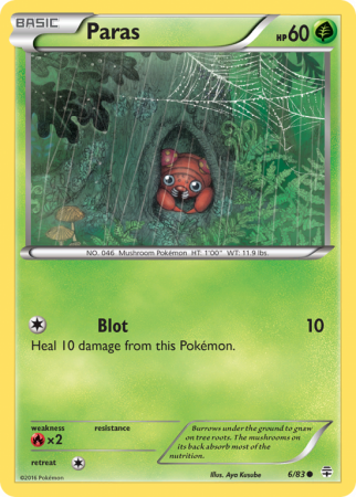 Paras 6/115 XY Generations