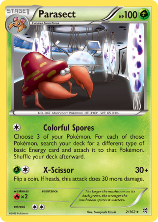 Parasect 2/162 XY BREAKthrough
