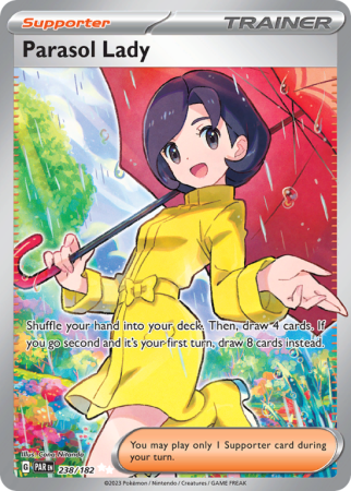 Parasol Lady 238/182 Scarlet & Violet Paradox Rift