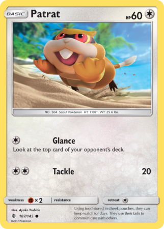 Patrat 107/145 Sun & Moon Guardians Rising