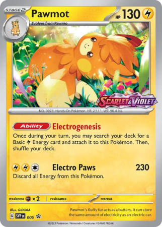 Pawmot 6/14 Scarlet & Violet Scarlet & Violet Black Star Promos