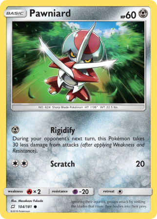 Pawniard 104/181 Sun & Moon Team Up