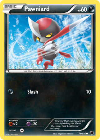 Pawniard 71/116 Black & White Plasma Freeze