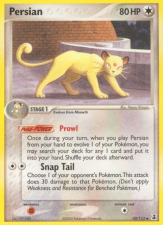 Persian 50/113 EX Delta Species