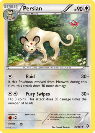 Persian 89/114 XY Steam Siege