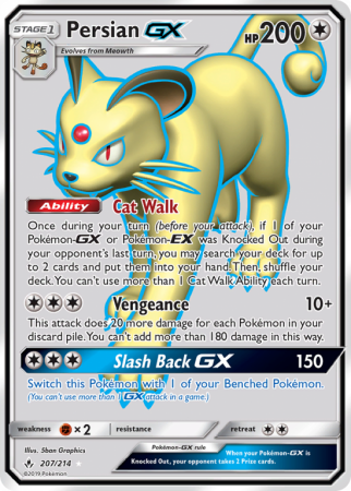 Persian-GX 207/214 Sun & Moon Unbroken Bonds