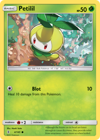 Petilil 4/145 Sun & Moon Guardians Rising