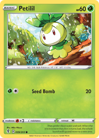 Petilil 9/203 Sword & Shield Evolving Skies
